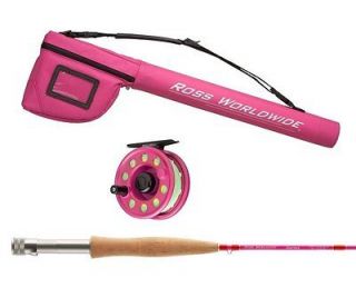 Ross Journey Youth Fly Fishing Outfit, Color Pink, New, CLOSEOUT