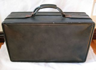 Vintage Hartmann Luggage Suitcase Case Brown Large Hard Pullman Style 