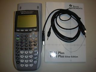Mint Texas Instruments TI 84 Plus Silver Edition Graphing Calculator