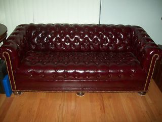 Hancock & Moore Fine tufted Leather Chesterfield Sofa Couch