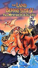 The Land Before Time V The Mysterious Island (VHS, 1997, Clamshell)