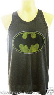 SALE Batman The Dark Knight Hero Vintage Retro Logo Print Men Singlet 