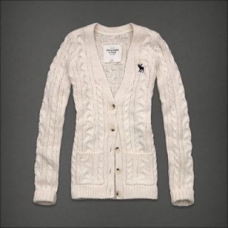 NWT Abercrombie & Fitch Women Ashton Sweater Cardigan Small A&F