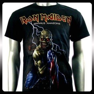 Iron Maiden Heavy Metal Rock Punk T shirt Sz XXL 2XL Biker Rider Men 