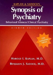   Harold I. Kaplan and Benjamin J. Sadock 1997, Paperback, Revised