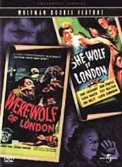 Wolfman Double Feature   Werewolf of London She Wolf of London DVD 