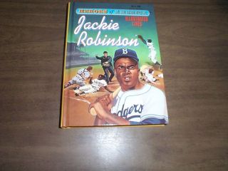 HEROES OF AMERICA JACKIE ROBINSON ILLUSTRATED LIVES BOOK