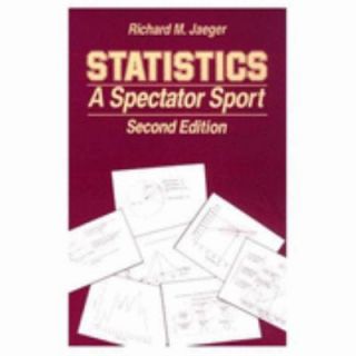   Spectator Sport by Richard M. Jaeger 1990, Paperback, Revised