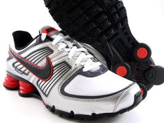 Nike Shox Turbo 11 + Silver/Orange/​White Trainers Gym Running Men 