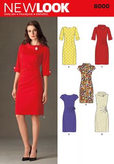 Vintage Style 1950s 1960s Joan Holloway Wiggle Dress Pattern Mad Men