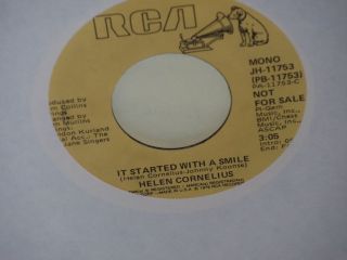 HELEN CORNELIUS It Started With A Smile / Same Stereo / Mono 45 RCA 
