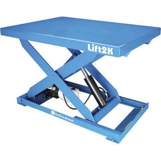 Bishamon Industries Electric Hydraulic Lift Table 28in x 48in Platform 