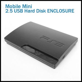 NEW 2.5 USB Hard Disk Enclosure for Xbox360 Wii PC