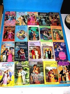 Lot #7 of 20 Regency Romance Pb Novels Veryan, Rawlings, Rabe, Suson 