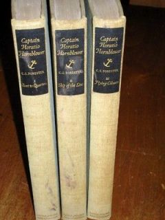 Captain Horatio Hornblower by Forester 3 volumes set 1939