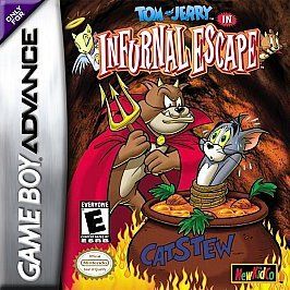 TOM AND JERRY IN INFURNAL ESCAPE   GAME BOY ADVANCE GBA