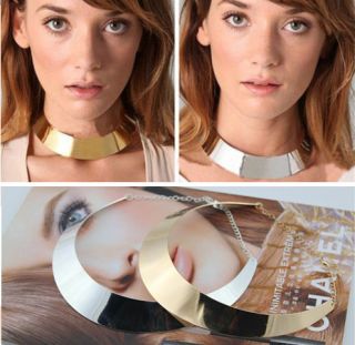 Retro jewelry punk metal exaggerated collar Metal necklace collar