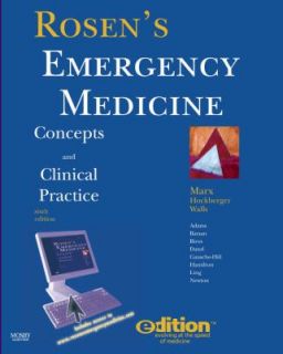 Emergency Medicine Set by John Marx, Robert Hockberger and Ron Walls 