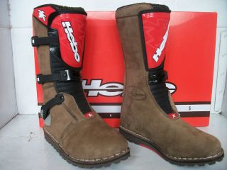 NEW BROWN HEBO TECHNICAL TEC TRIALS BOOTS (ALL SIZES) TRAIL BETA 