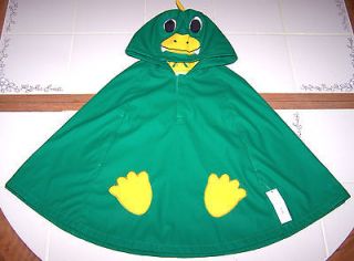   Costume Dinosaur Duck Rain Cape Raincoat Hood Waterproof Cute