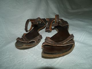 Cydwoq Brown Flat Sandals Shoes