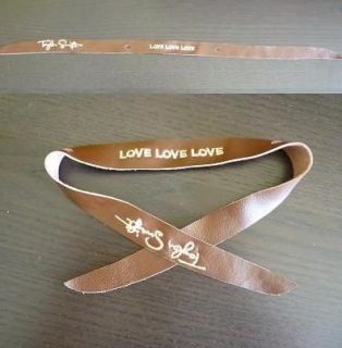 Taylor swift leather bracelet Love Love Love Wrist Band