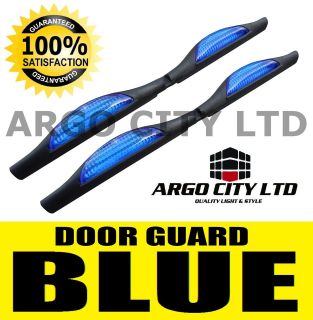 BLUE DOOR GUARD PROTECTORS EDGE STRIP REFLECTORS HYUNDAI AMICA