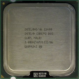 intel core 2 duo processor e8400 in CPUs, Processors