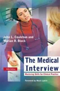  John L. Coulehan and Marian R. Block 2005, Paperback, Revised