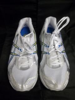 121.00 NWD ASICS Womens GEL 1160 Running Shoe,White/Blu​e/Lemon,11 