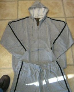 GRAY FITNESS JOGGING TRACK SUIT NWT WOMENS XXL GREY, FREE SHIP