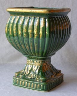Vintage Art Pottery Flower Vase Japanese Ikebana Rubens Originals Art 