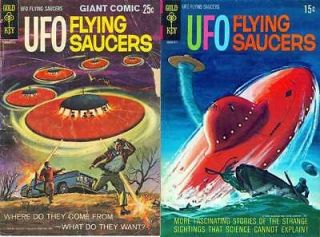 UFO Flying Saucers/Outer Space Comics 22 iss. DVD ROM