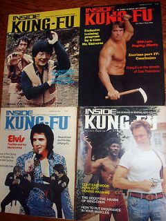 Inside Kung Fu Collectible 4 magazines David Carradine David Chow 