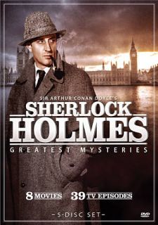 Sherlock Holmes Greatest Mysteries DVD, 2010, 5 Disc Set