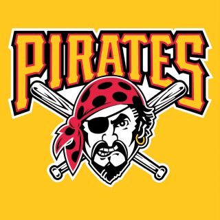 Pittsburgh Pirates MLB Large Vinyl Wall Baseball Logo Decal Emblem 