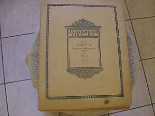 violin etude books used kayser kreutzer schradieck time left