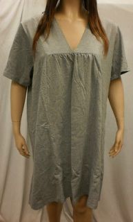 Silhouettes Heather Gray Cute Hooded Beach Dress Cover Up 1X #320O 