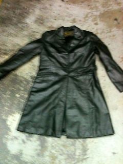 loro piana storm system long leather trench l