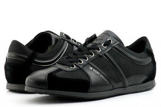 Hugo Boss Mens Fashion Shoes Simbad II Black Sneakers by Boss Orange 