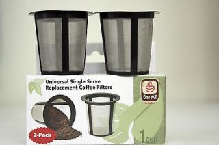   Metal Filter Baskets 2 Pack For Keurig My K Cup Coffee Maker K Cup