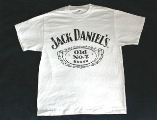 Menss Size XL White Jack Daniels Old No. 7 T Shirt NWOT