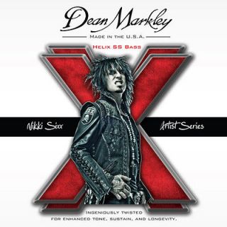 sets Dean Markley 2620 Nikki Sixx Helix Stainless Steel Bass Strings