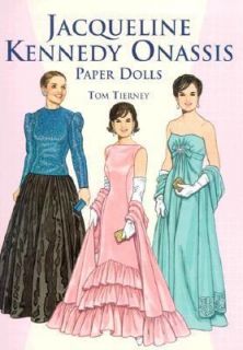 Jacqueline Kennedy Onassis Paper Dolls by Tom Tierney 1999, Paperback 