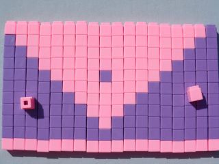 200 Unifix Cubes Learning School Resource Count/Sort Maths Pink 