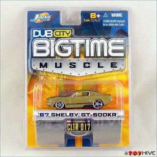 Dub City BigTime Muscle gold 67 Shelby GT 500KR 1:64 Jada Toys
