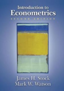 Introduction to Econometrics by James H. Stock and Mark W. Watson 2006 