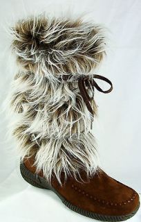Rieker Antistress Jamie Brown Shaggy Suede Boots Size 6.5   9   10 