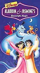 Aladdin and Jasmines Moonlight Magic VHS, 1998