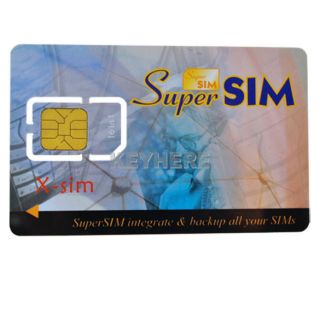 16 in 1 Max SIM Cell Phone Magic Super Card Kit Backup K0E1